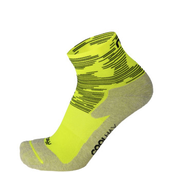 Sportovní ponožky Mico Light Weight Odor Zero Trail Run Giallo Fluo