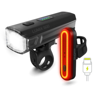 Sada světel One Lumix 500 přední + zadní USB
